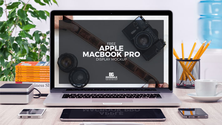 Download Free Apple MacBook Pro Display Mock-up PSD » CSS Author