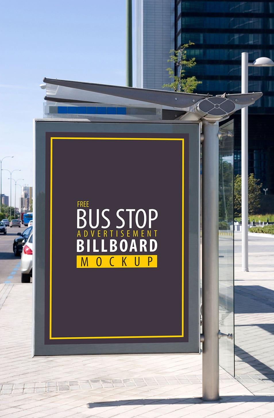 Download Free Bus Stop Advertisement Billboard PSD Mockup » CSS Author