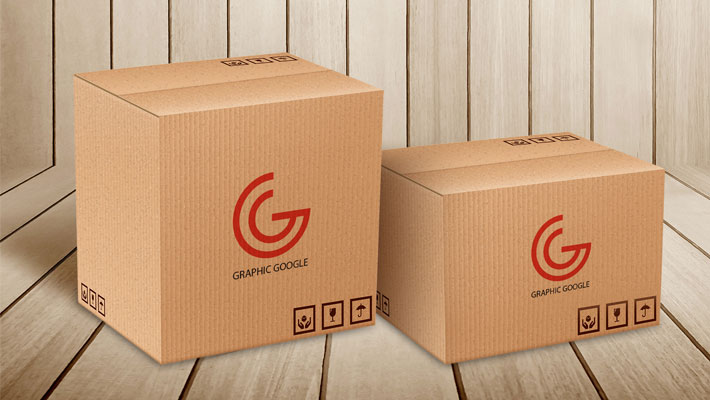 Download Free Carton Delivery Packaging Box Logo Mockup » CSS Author