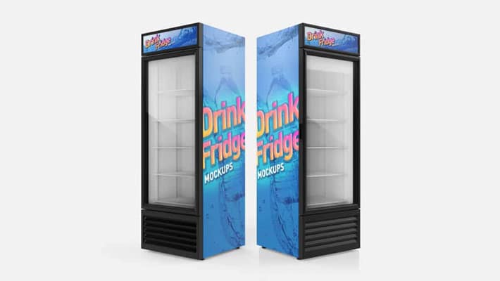 Download Free Drink Fridge Refrigerator Mockups » CSS Author