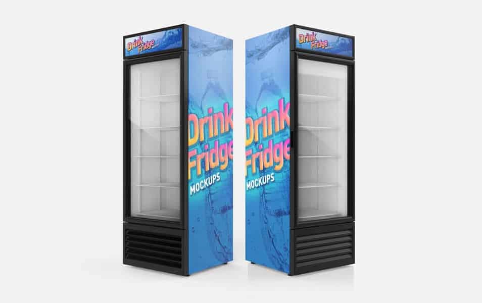 Download Free Drink Fridge Refrigerator Mockups » CSS Author