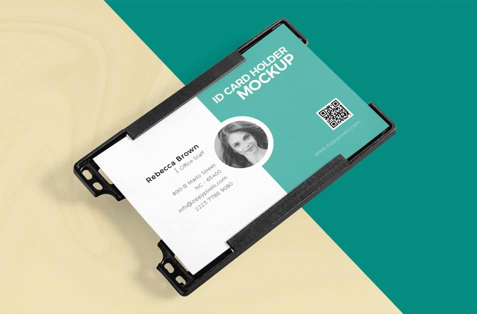 Download Free ID Card Holder Mockup » CSS Author