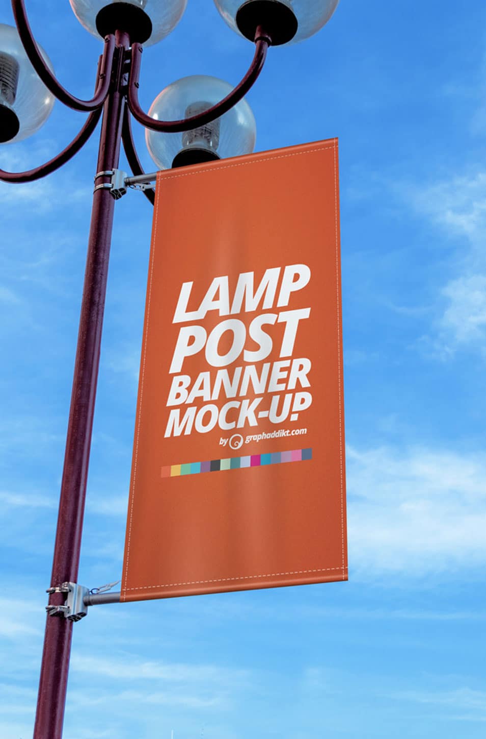 Free Lamp Post Banner Mockup PSD » CSS Author