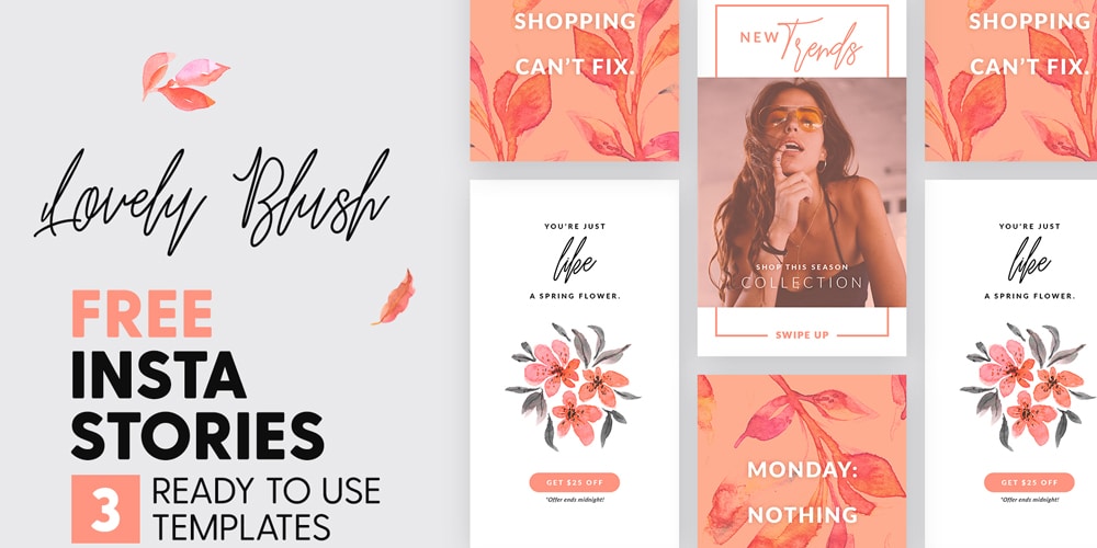 Download 100 Best Instagram Templates To Gain More Followers PSD Mockup Templates