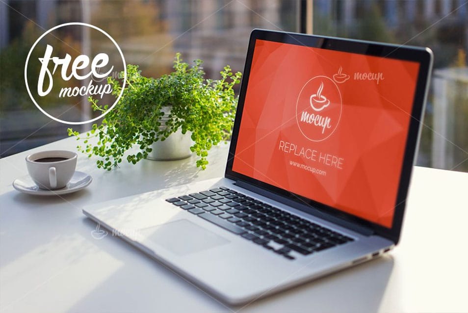Free PSD Mockup MacBook Office » CSS Author