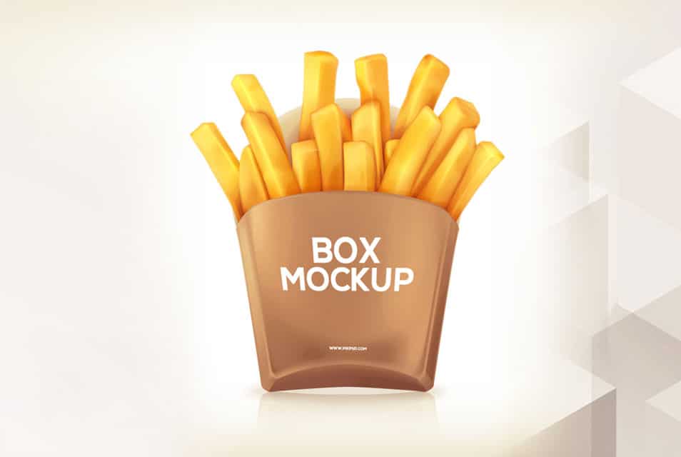 Download Free Potato Fries Box Mockup PSD » CSS Author