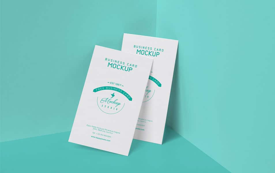 Download Free Visiting Card PSD Mockup » CSS Author