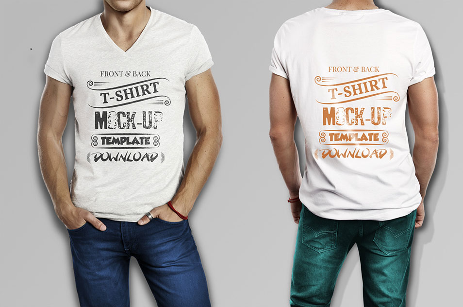 Download Muscular Men High Resolution T-shirt Mockup » CSS Author