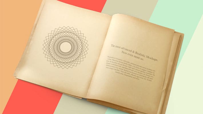 Download Old Vintage Book Mockup » CSS Author
