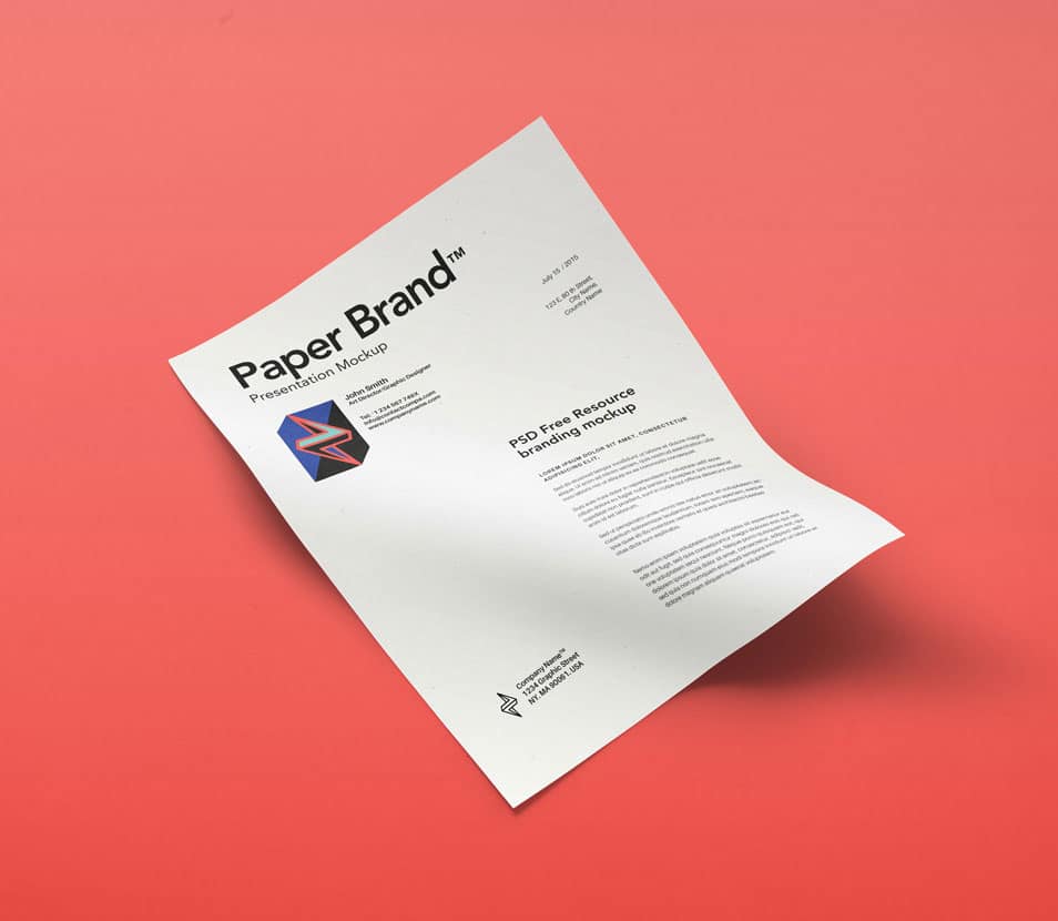 Download PSD Paper Mock-Up » CSS Author