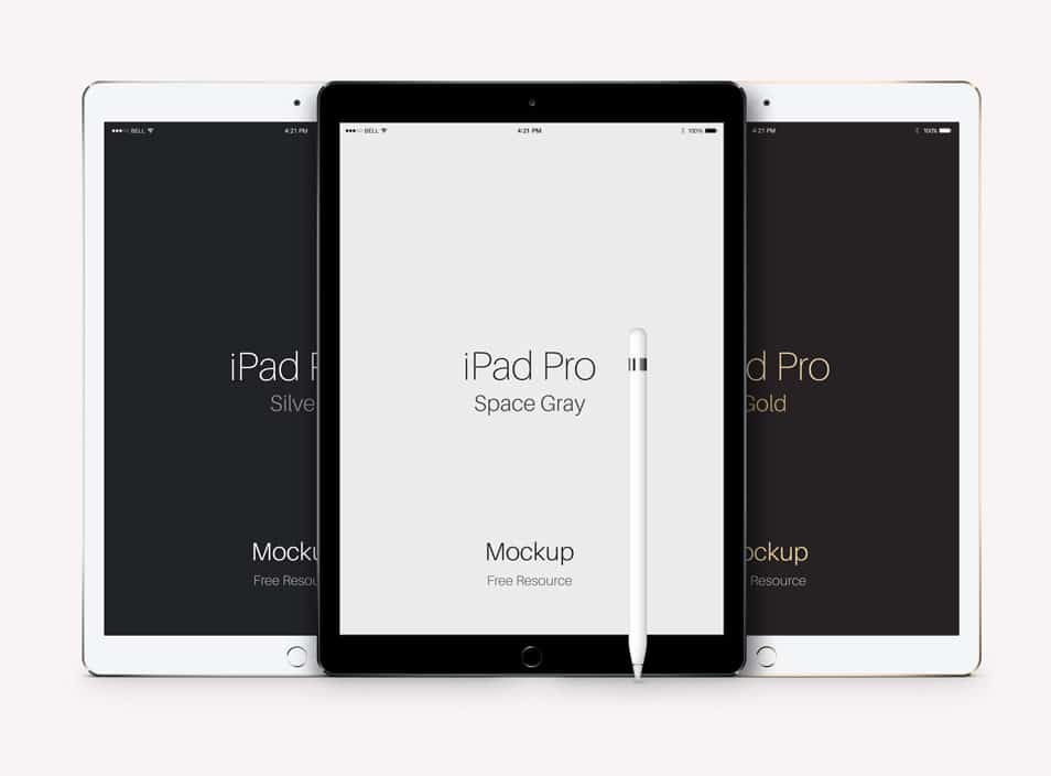 Download PSD IPad Pro Vector Mockup » CSS Author PSD Mockup Templates