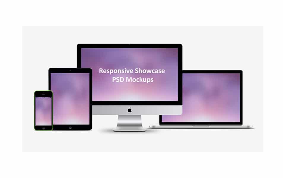 Download Responsive Showcase PSD Mockups » CSS Author