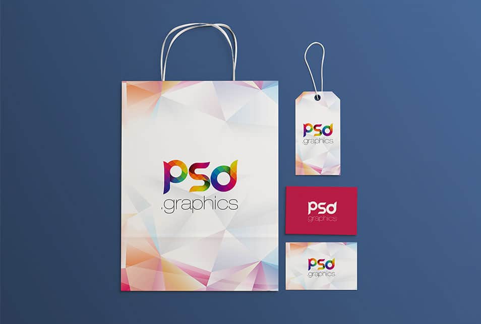 Shopping Brand Identity Mockup Free PSD » CSS Author