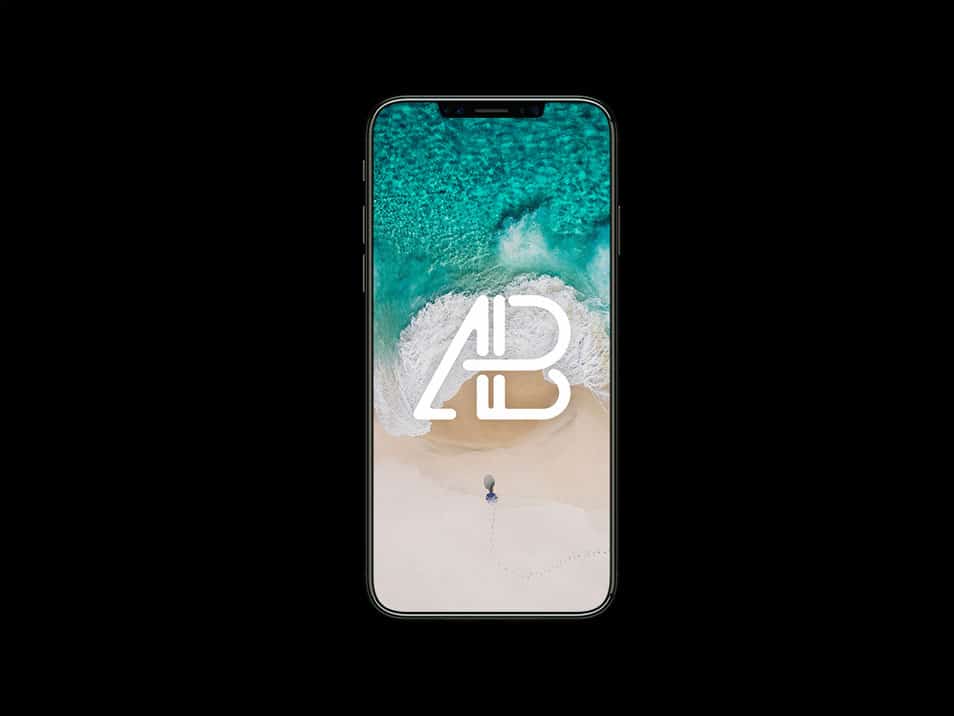 Download IPhone X Front View Mockup » CSS Author