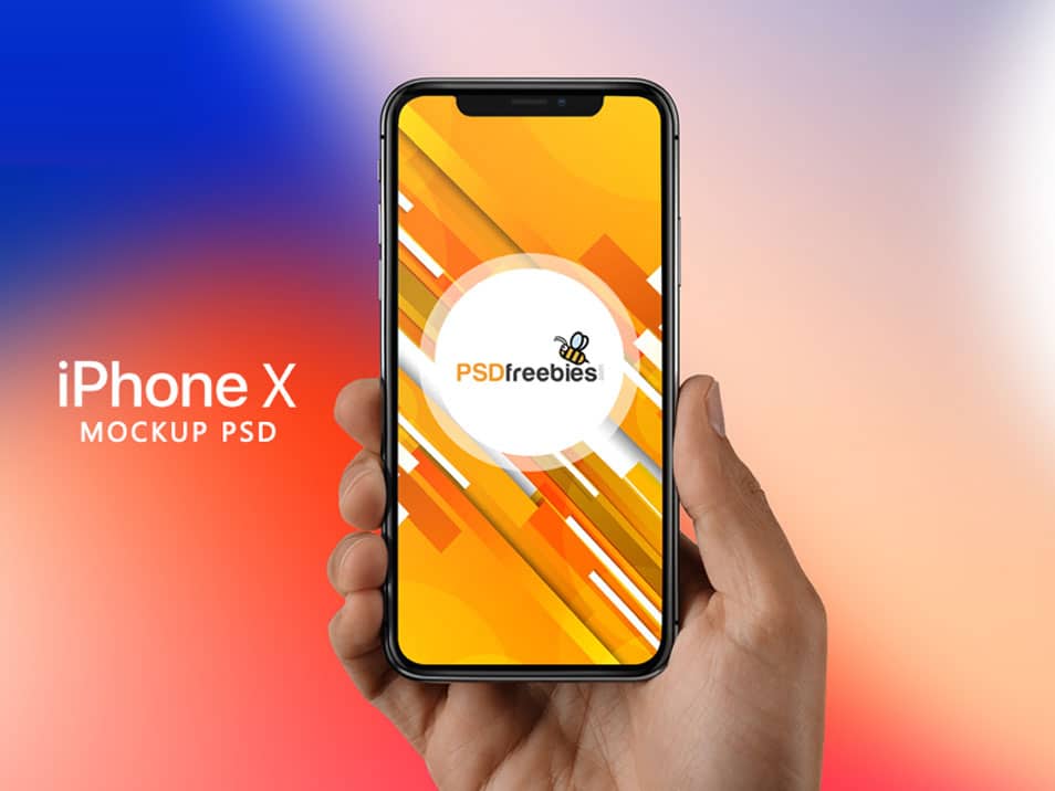 Download IPhone X In Hand Mockup Free PSD » CSS Author