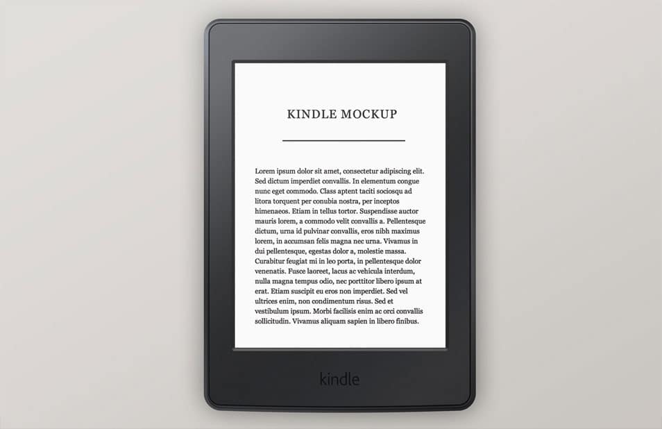 Download Amazon Kindle Paperwhite Mockup » CSS Author