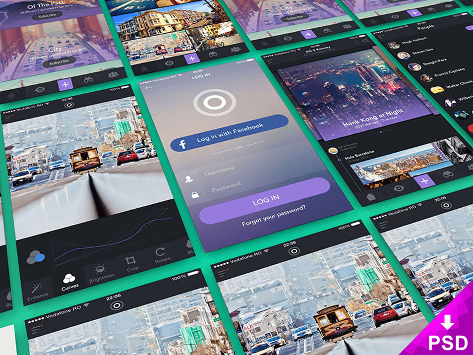 Download App Presentation Screens Mockup » CSS Author