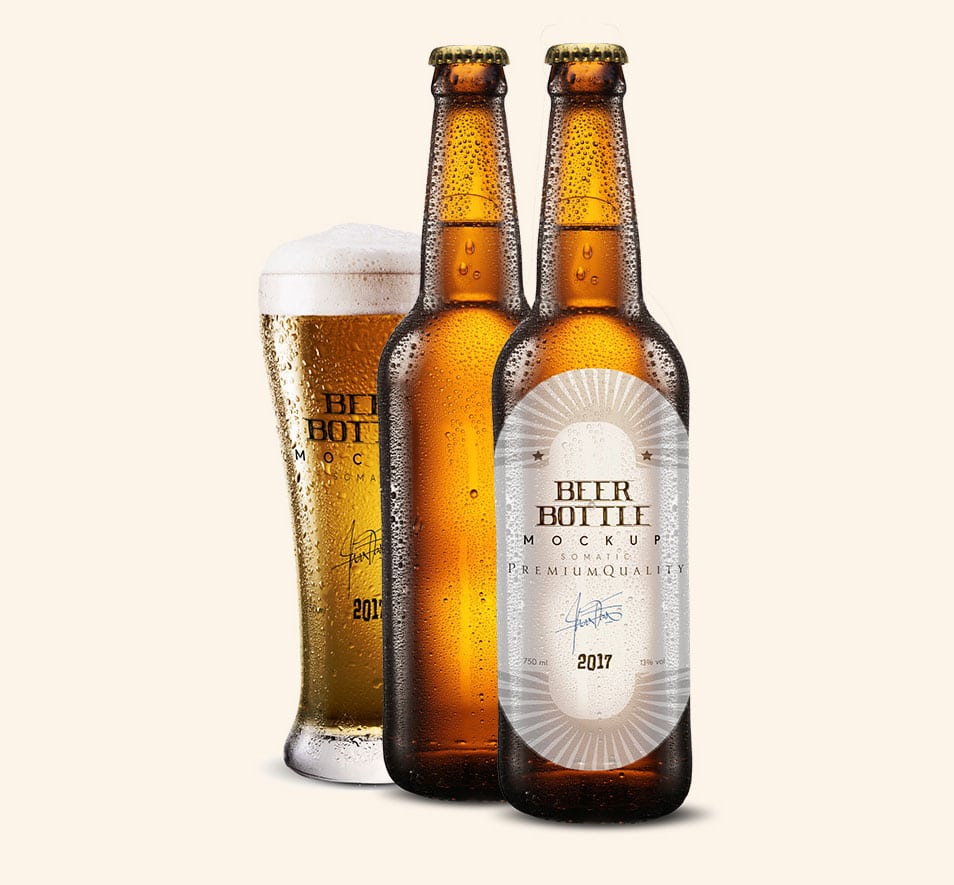 Beer Bottle Packaging Mockup » CSS Author