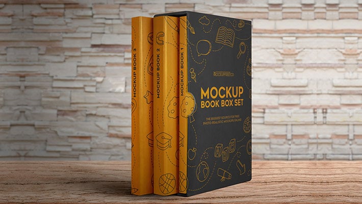 Download Book Box Set Free PSD Mockups » CSS Author