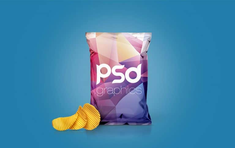 Download Chips Foil Bag Packaging Mockup Free PSD » CSS Author