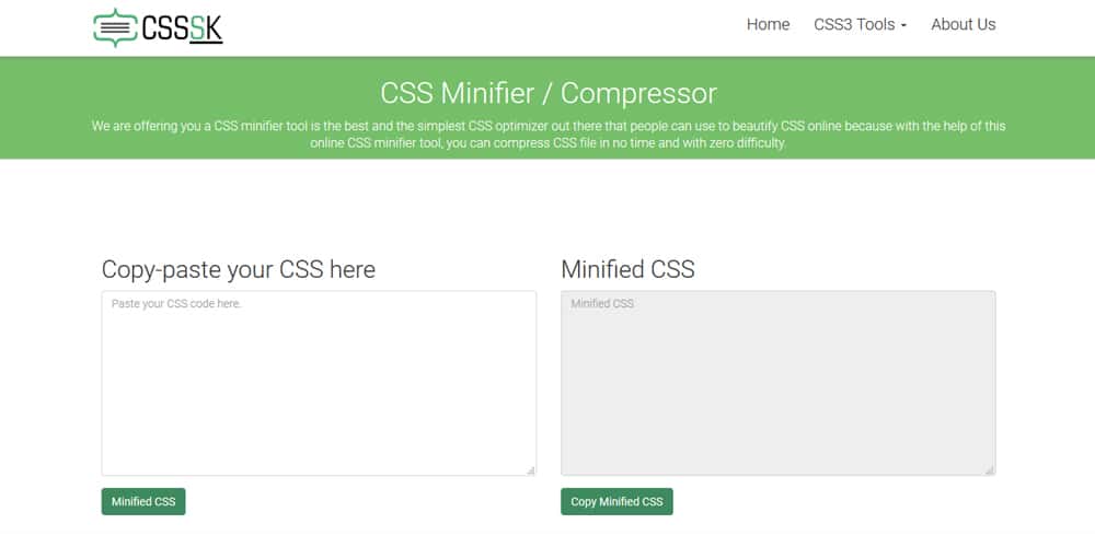 Cssstylekit CSS Minifier / Compressor