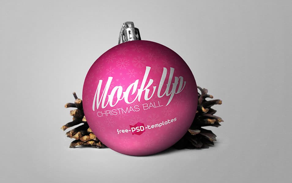 Download Free Christmas Ball Mock-up In PSD » CSS Author