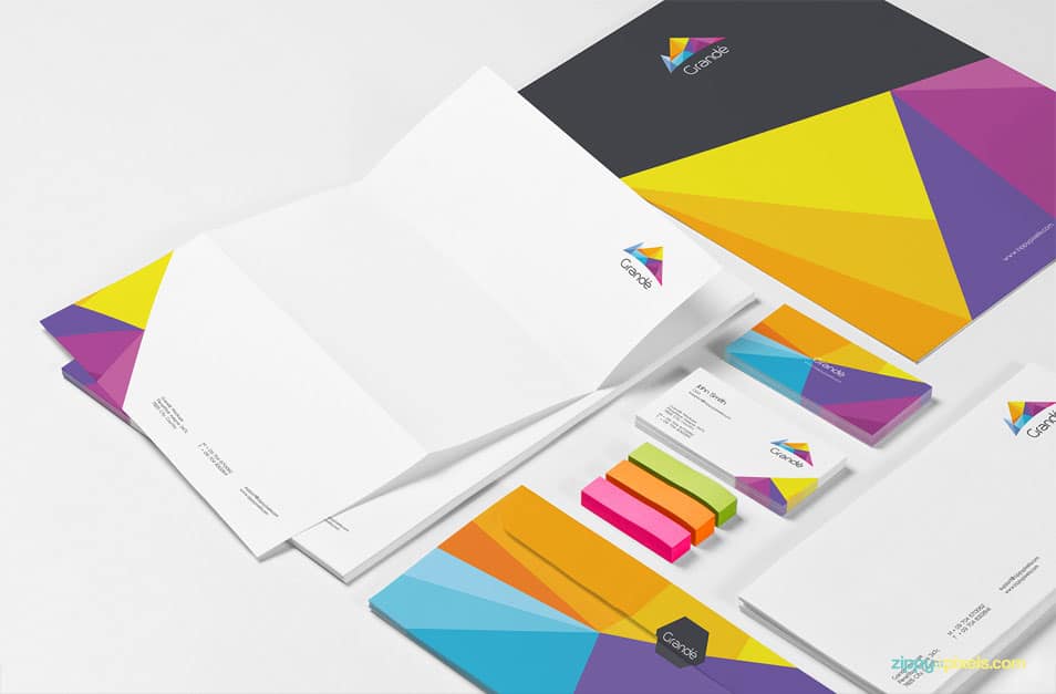 Download Free Stationery PSD Mockup Scene » CSS Author