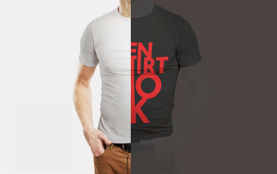 Free Rounded Collar TShirt Mockup PSD » CSS Author
