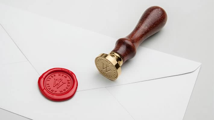 Download Wax Seal Stamp PSD MockUp » CSS Author