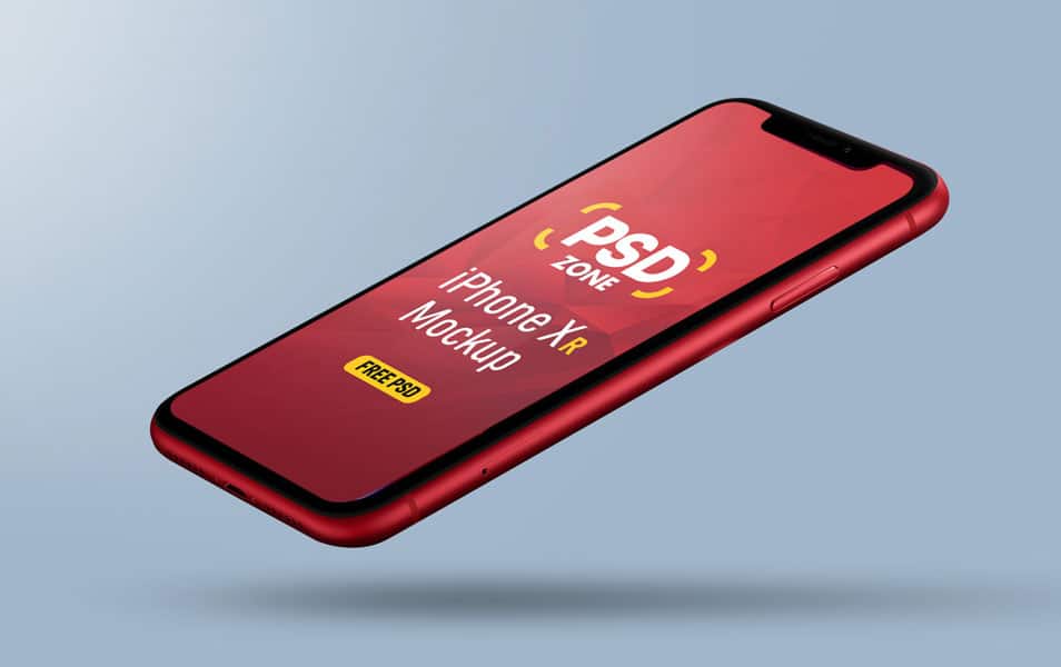 Free iPhone Xr Mockup PSD