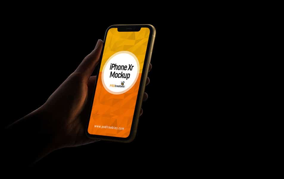 iPhone Xr Mockup PSD