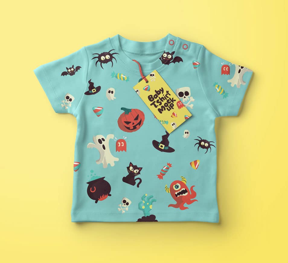 Download Baby T-shirt PSD Mockup » CSS Author
