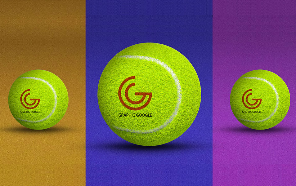 Download Free Tennis Ball Logo Branding Mockup » CSS Author