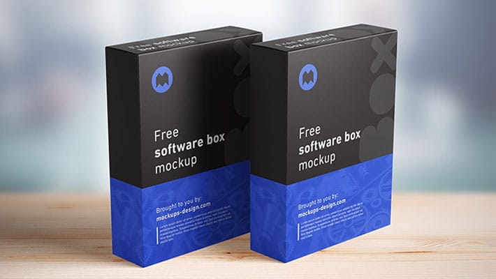 Free Software Box Mockup » CSS Author