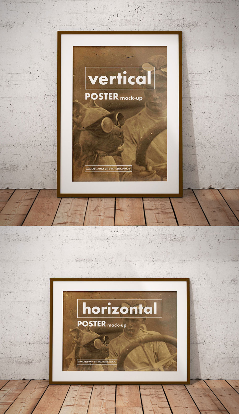 Download Horizontal And Vertical Poster Mockup » CSS Author