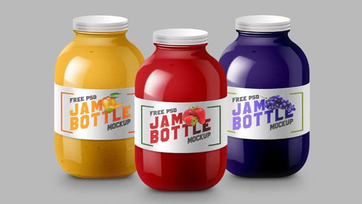 Download Jam Bottle Mockup PSD » CSS Author