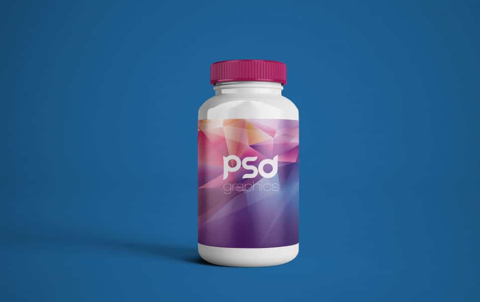 Download Plastic Pill Bottle Mockup Free PSD » CSS Author