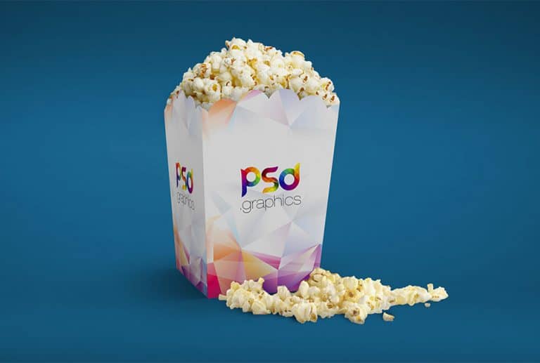 Download Popcorn Box Mockup Free PSD » CSS Author