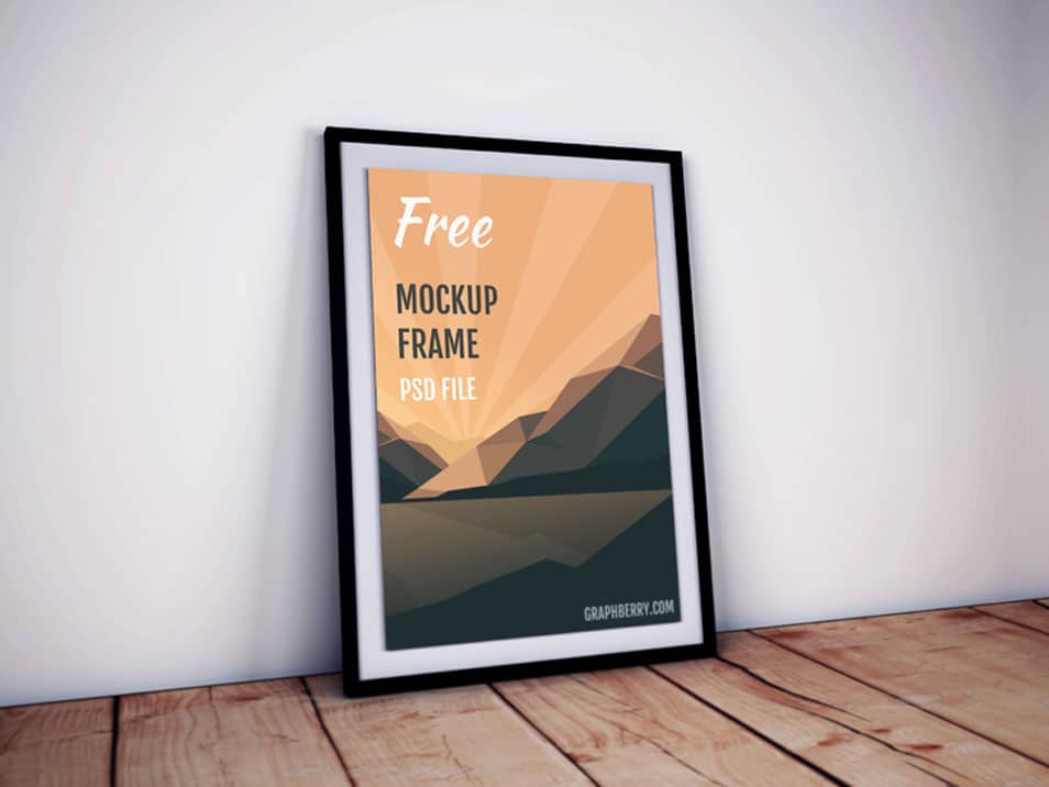 Download Poster Frame PSD Mockup » CSS Author