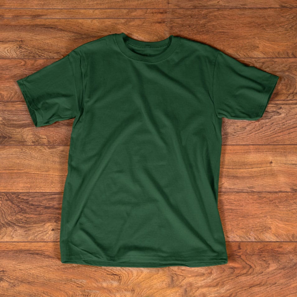 T Shirt Green Mockup Template CSS Author