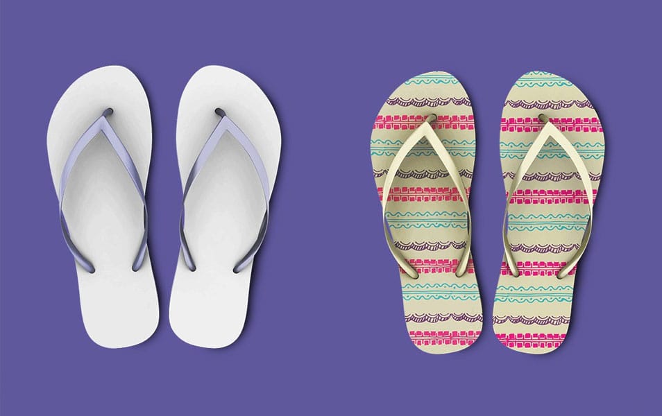 Download Top View Slippers Mock Up » CSS Author