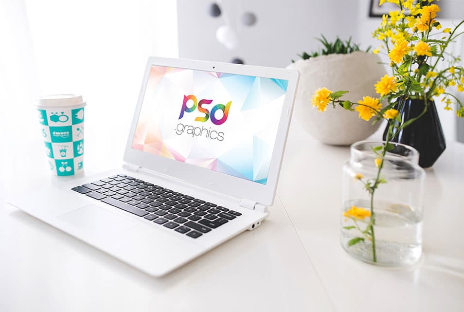 Download White Laptop Mockup Free PSD » CSS Author