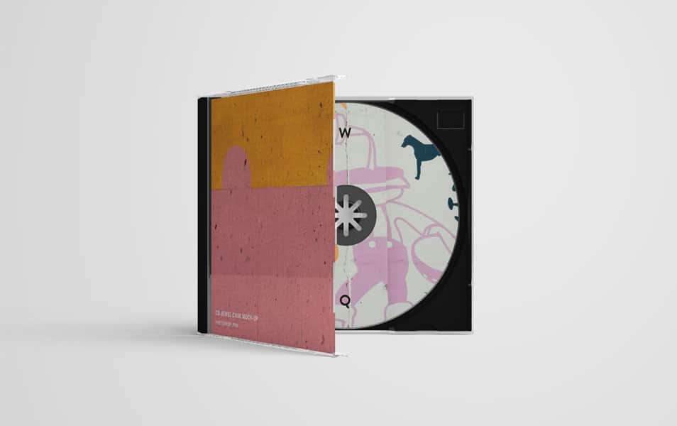 Cd Jewel Case Mockup Psd Free Download - Cd Jewel Case Mockup