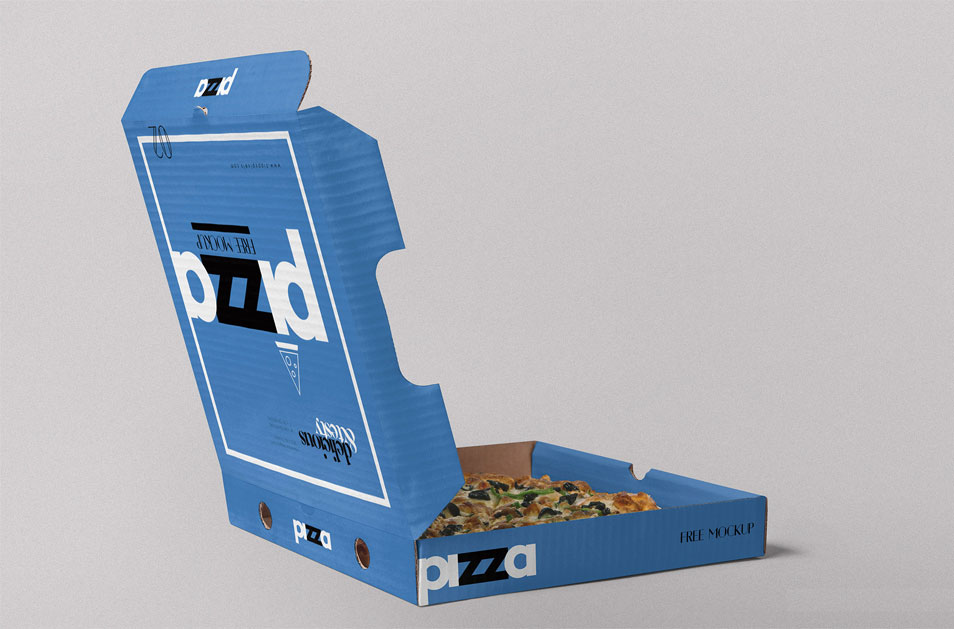 Download Free Pizza Box Mockup PSD » CSS Author
