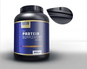 Download Free Protein Powder / Supplement Packaging Mockup PSD » CSS Author