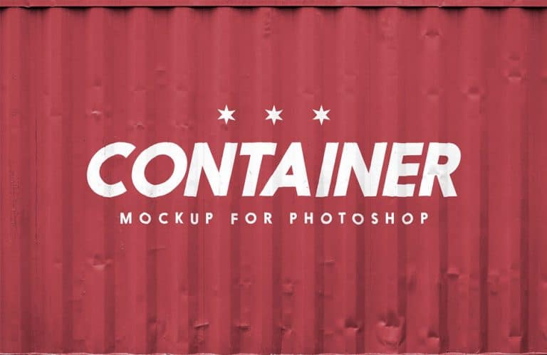 Download Free Shipping Container Logo Mockup PSD » CSS Author