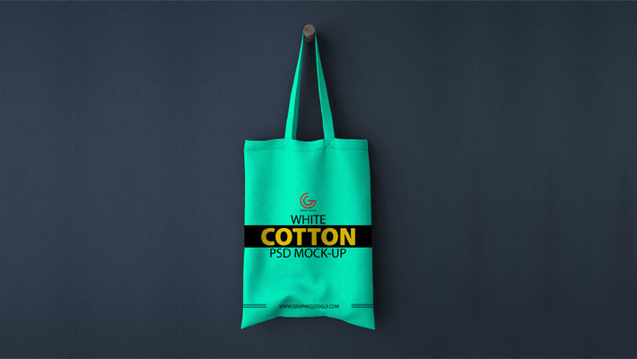 Download Free White Cotton Bag PSD Mock-up For Graphic Designers ...