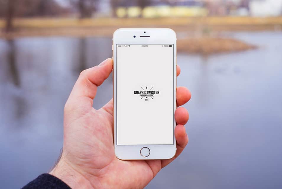 Download Man Hand IPhone 6 Mockup Front » CSS Author