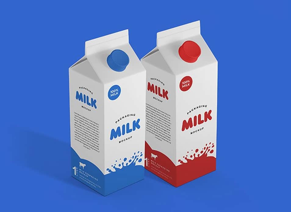 Download Milk Packaging PSD Mockup » CSS Author