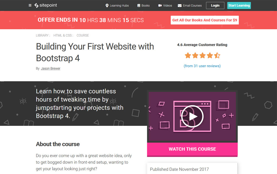 Learn Bootstrap 4 : Tutorials, Courses, Articles, Books & Cheat Sheets ...